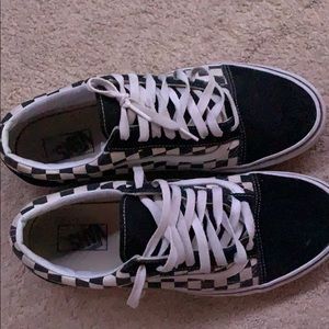 Size 11.5 Checkered Vans